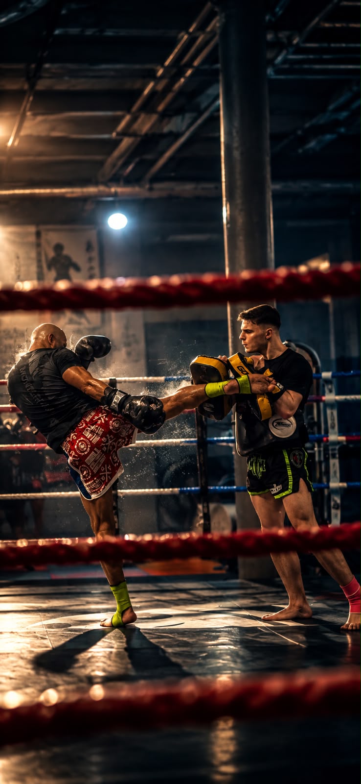 Muay Thai training session