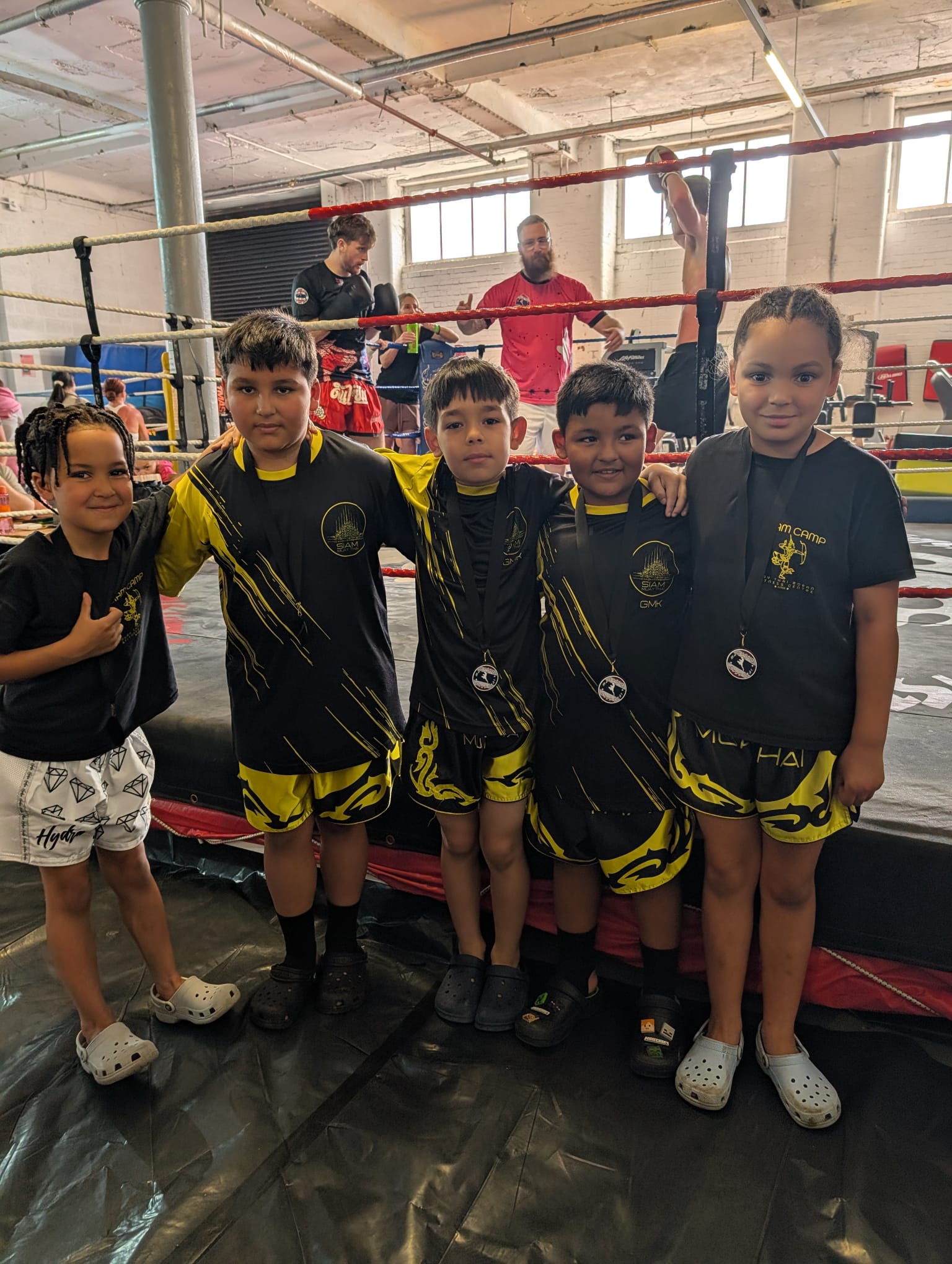 Kids Muay Thai training